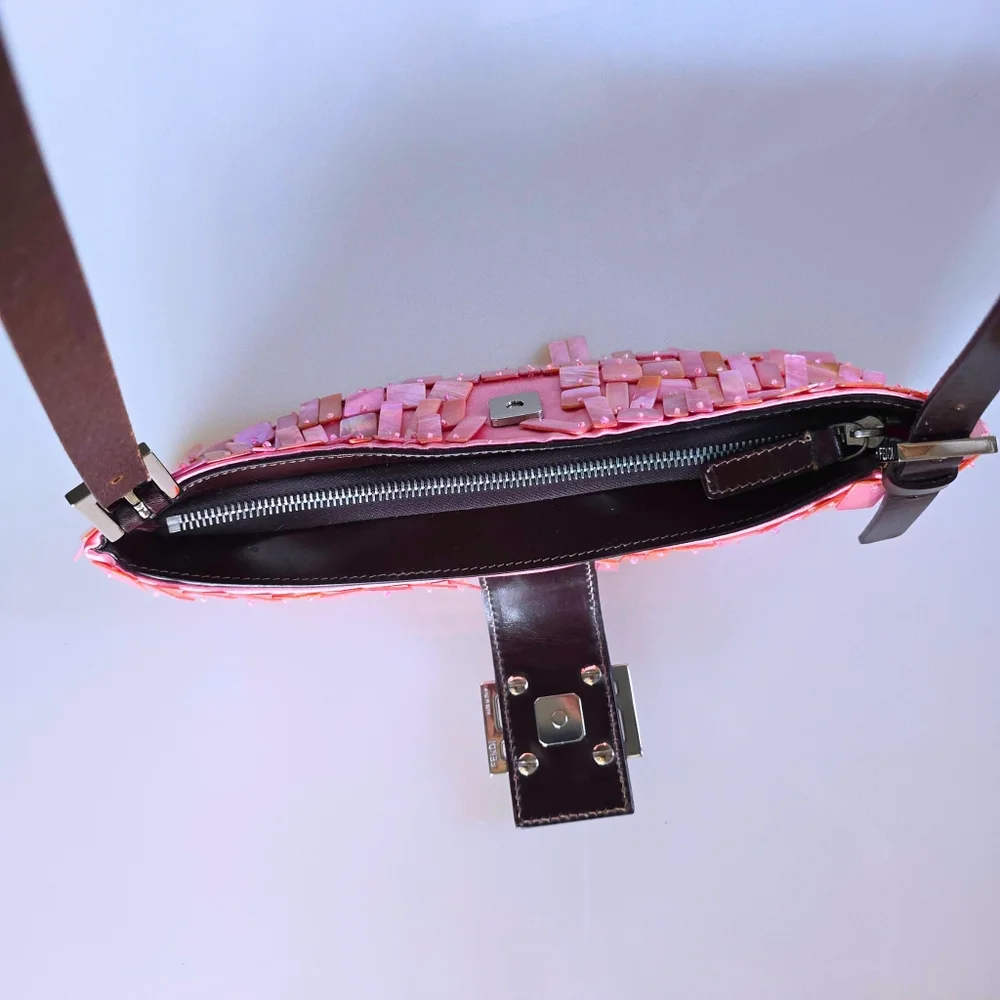Fendi Pink and Brown Shoulder Bag - Picture 9 of 16